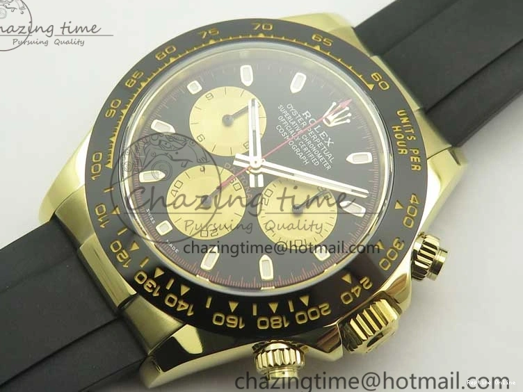 0407 Daytona 116518 LN Paul Newman ARF 1:1 Best Edition Black Dial on Oysterflex Strap A4130 Super Clone Chic 3356